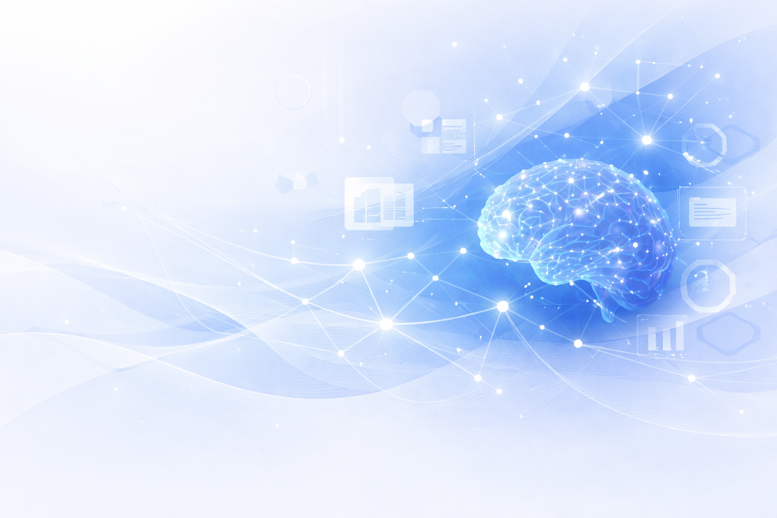 Abstract AI and learning research visual